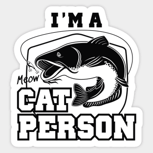 I’m A Cat Person Meow Sticker